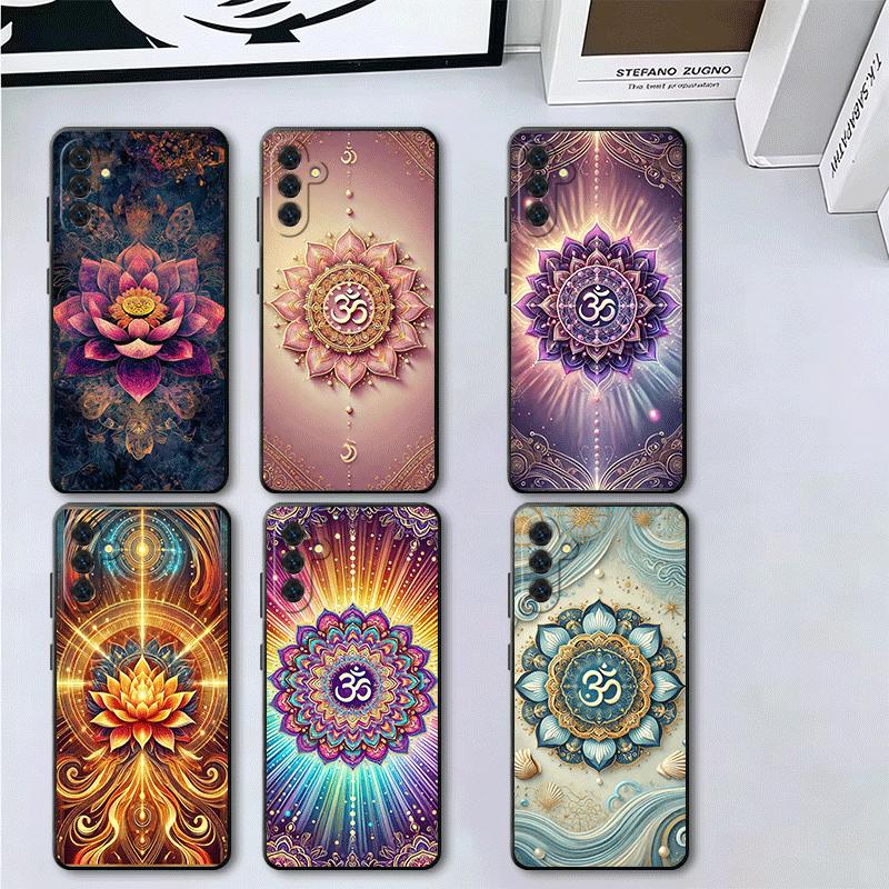 Mandala Chakra Insist Yoga Soft Phone Case for Samsung A17 A37 A57 A16 A26 A36 A56 A15 A25 A35 A55 A14 A24 A34 A54 A13 A23 A33 A