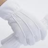 White Color Winter Gloves Warm Lined Uniform Gloves Classic Butler Gloves  Cosplay Use
