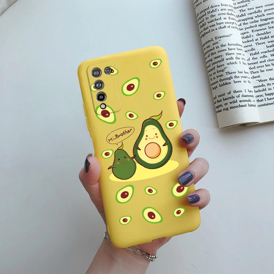 For Huawei Honor 10X Lite Case DNN-LX9 Cute Cartoon Flowers Cover For Honor10X Lite Honor 10 X 10X Lite Phone Cases Soft Bumper