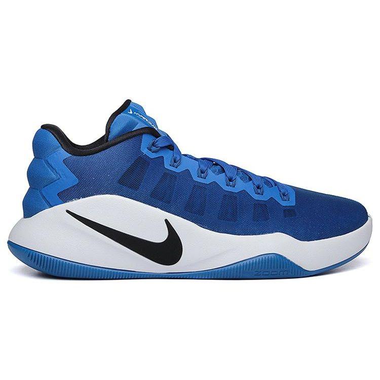 Nike Hyperdunk 2016 Low Fashion Versatile Non-Slip Wear-Resistant Low-Top Basketball Shoes Men sneaker Blue White 844364-401