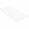 Daybed with Mattress Wax Brown and White 90 x 200 cm