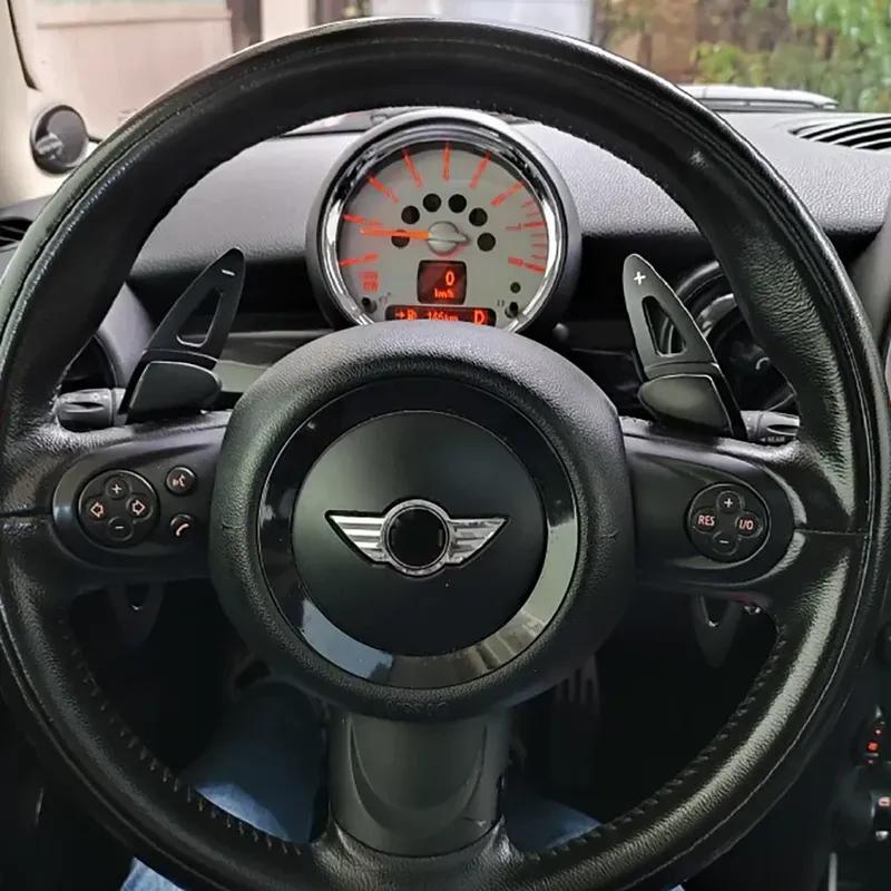 Aluminum Shift Paddle for Mini Cooper R55 R56 R58 R59 R61 R60 Countryman Car Steering Wheel Extension Shifter DSG Gear Stickers