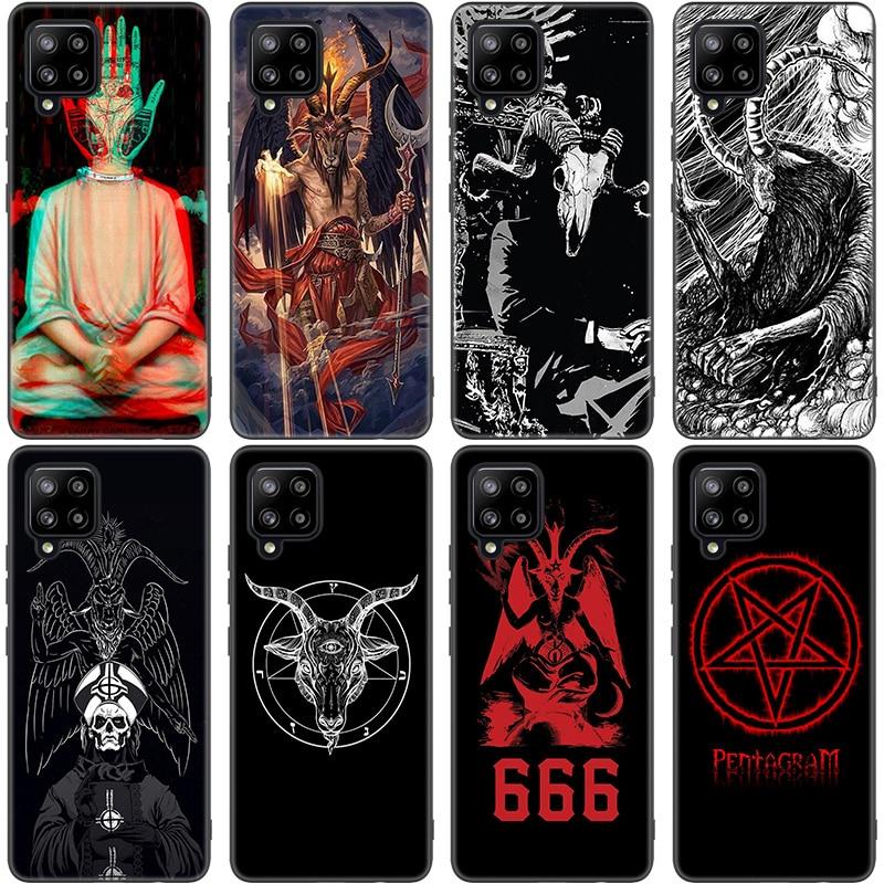 Пентаграмма 666 демонический сатанинский чехол для Samsung Galaxy A12 A02S A22 A32 A52 A72 A71 A51 A41 A31 A21 A11 A50 A70 A10S A20S чехол