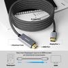 BENFEI 4K DisplayPort to HDMI 3m Cable Aluminum Shell, Nylon Braided, Unidirectional DP 1.2 Computer to HDMI 1.4 Screen Cable Compatible with HP, Thin