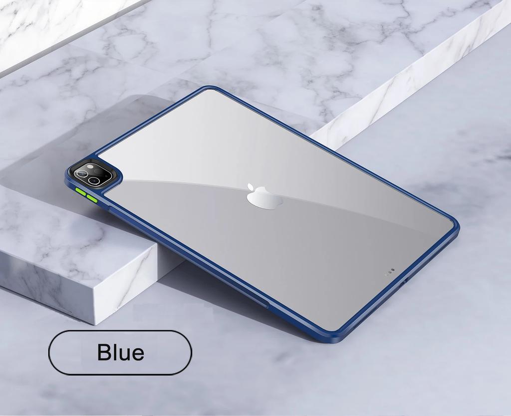 Прозрачный чехол для iPad Air Pro 2024 10.9 11 12.9 10.2 13 дюймов MINI 4-го 5-го 6-го 7-го 8-го 9-го 10-го поколения Жесткая крышка