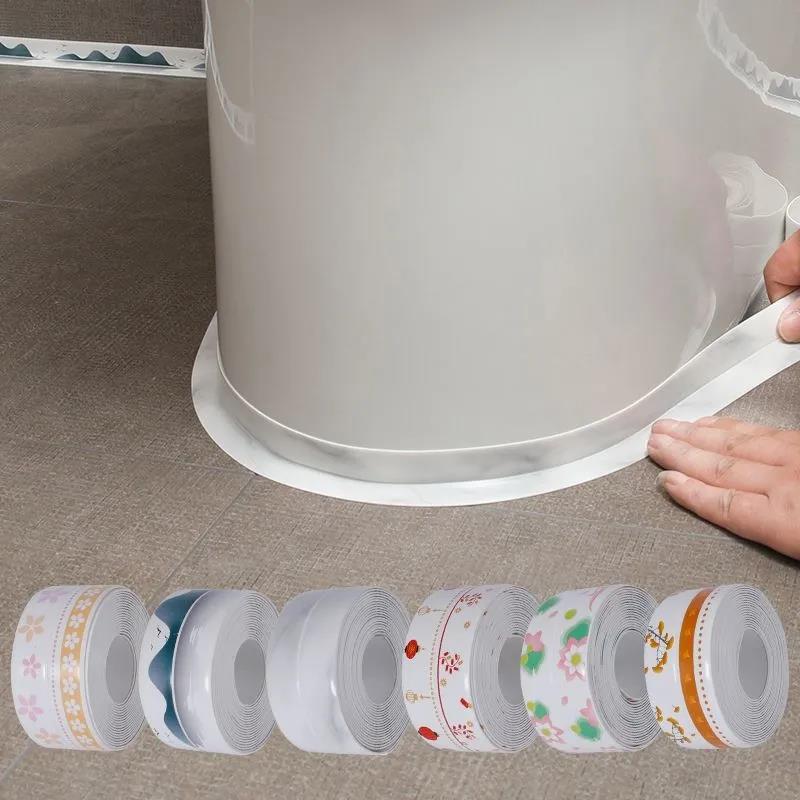 Водонепроницаемая наклейка для кухонной раковины, водонепроницаемая лента для защиты от плесени, ванная комната, столешница, унитаз, самоклеющиеся наклейки на швы