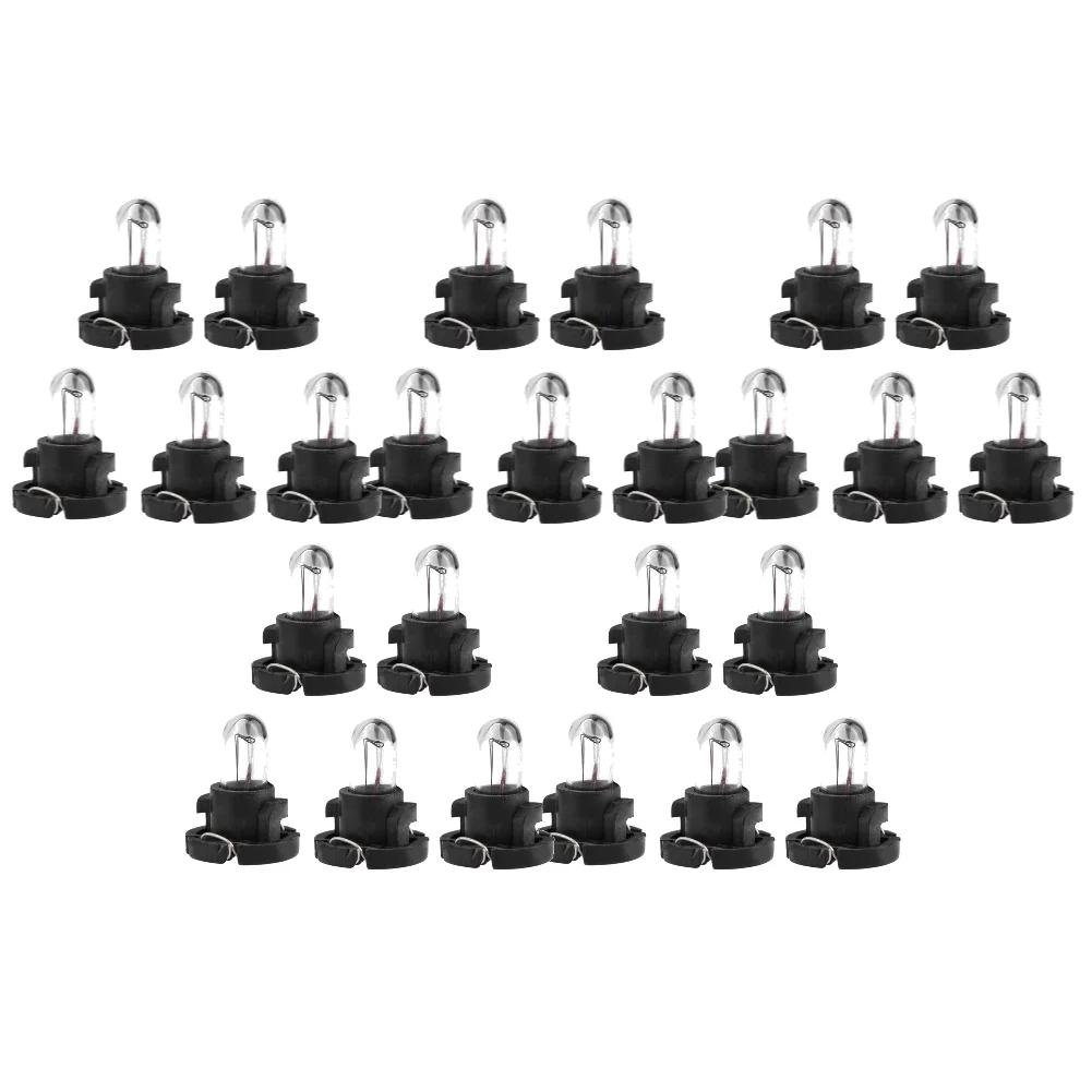 30-5PCS T4 Universal 12V Car Dashboard LED Bulb Auto Interior Lighting Reading Bulbs for Toyota Honda Nissan Replacement Bulbs