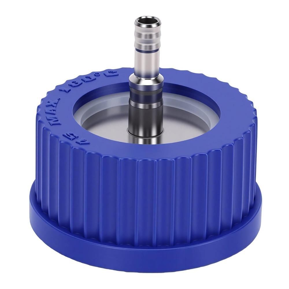 GL45 Thread Safety Feeding Cap Solvent Storage Cap for GL45 For Lab Use
