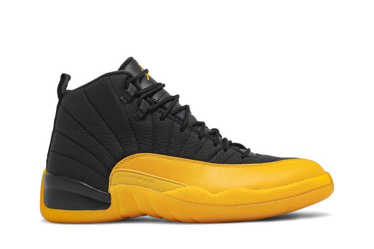 Мужские кроссовки Jordan 12 Retro Черный Университетский Золотой Черный/Университетский Золотой