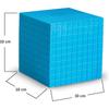 Learning Resources Plastic Base Ten Series Cube 10 x 10 x 10cm Educational Math Manipulative Toy