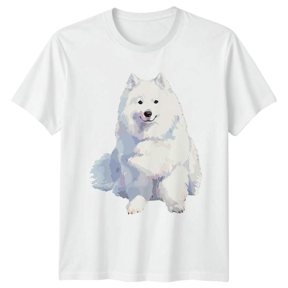 Samoyed Dog TShirt Pet Lover Gift For Him And Her