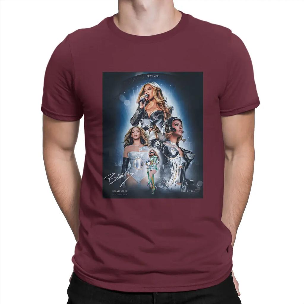Ethereal Bey Beyyoonce T-Shirts for Men Beyonce Creative Cotton Tees Crew Neck Short Sleeve T Shirts Graphic Printed Tops