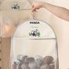 Wardrobe Hanging Socks Storage Bags Save Space Panda Mesh Organizing Bag Storage Mesh Bag