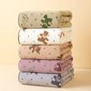 Плотное коралловое флисовое полотенце для лица - Мягкое, впитывающее и быстросохнущее для пар