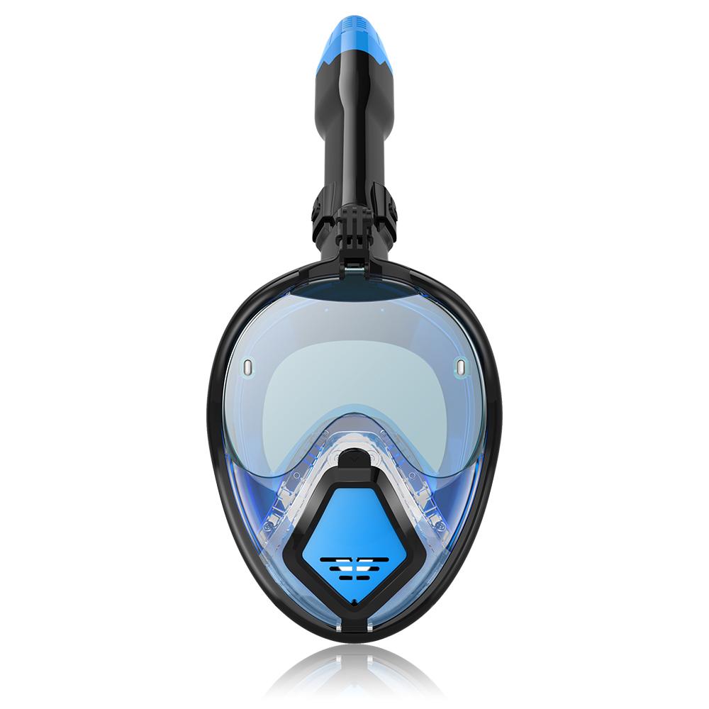 Профессиональная маска для подводного плавания с маской и трубкой, подводная полнолицевая маска для подводного плавания, противотуманные очки для взрослых, плавательное снаряжение