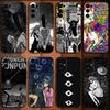 На добраніч Oyasumi Punpun Чохол для телефону Samsung S24, S21, S22, S23, S30, Ultra, S20, Plus, Fe, Lite, Note, 10, 9, 5G Чорний М'який чохол
