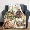 Name Custom Mo Dao Zu Shi Print Flannel Blanket High Quality Warm Comfortable Cover for All Seasons Perfect for Gifts Home Decor