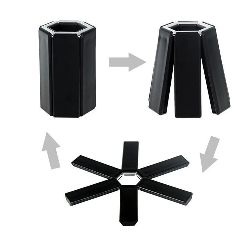 Heat Resistant Pad Foldable Non-Slip Pot Pan Mat Table Placemat Dish Plate Cross Holder Coaster Kitchen Table Trivet