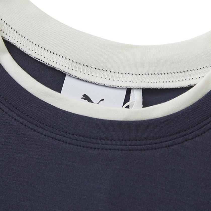 Puma X No After No Collaboration Пуловер с круглым вырезом, удобная футболка с коротким рукавом, стандартного кроя, женская, топ 637431-16