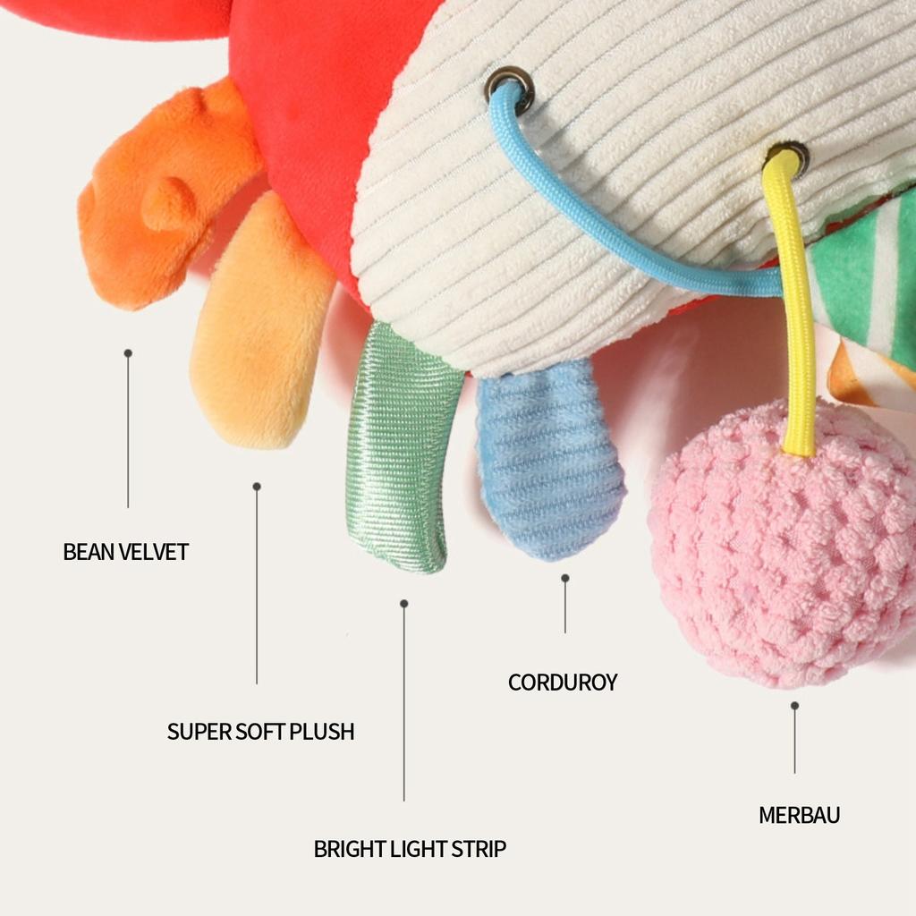 Потяните за веревку, чтобы вытащить колокольчик для кроватки, подвеску-погремушку для детской коляски, успокаивающую игрушку для новорожденного