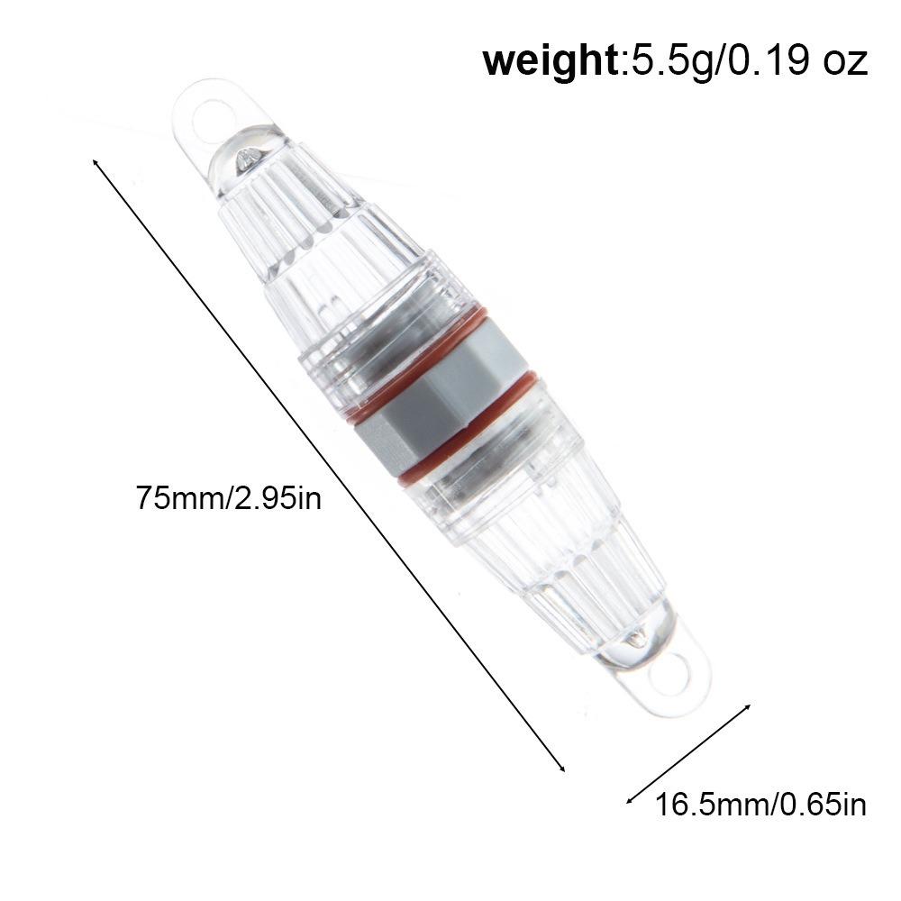 4 Colors Bait Light Plastic Lure Light Fishing Accessories LED Fish Lamp