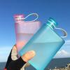 Бумажная бутылка для воды A6, пластиковая плоская бутылка для воды без BPA, дорожная плоская бутылка, портативный спортивный коврик для ноутбука, бутылки для напитков, колба