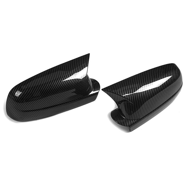 2PCS Carbon Look Add On Side Door Mirror Cover Rearview Caps For VW Jetta Golf MK4 Passat 1999-2004 Rear View Mirror