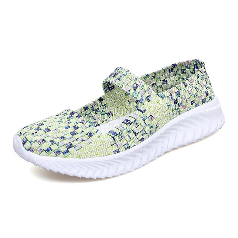 Новая ручная плетеная нить платформа повседневная обувь женская обувь спортивная и досуговая одинарная обувь студенческая спортивная обувь обувь для путешествий