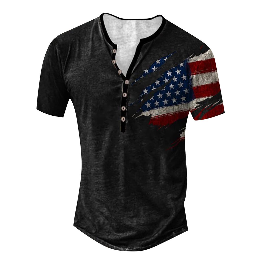 Men's Short Sleeve Graphic And Embroidered Fashion T-Shirt Spring And Summer Short Sleeve Printed