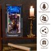3D деревянный книжный домик, набор, вставка в книжную полку, украшение со светодиодной подсветкой, модель DIY кукольного домика, креативная закладка, подарки для детей и взрослых