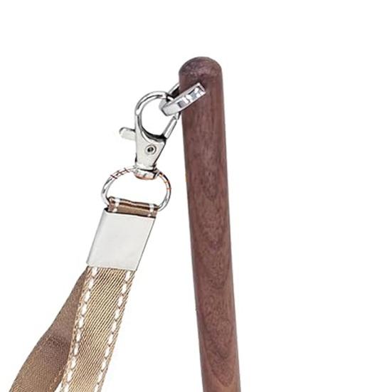 Портативный деревянный держатель пряжи на запястье с ремешком для вязания крючком и держателем для клубков пряжи