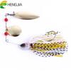 HENGJIA Quality Spinnerbait 20.5g 10.5cm Fishing Wobblers with Spoon 4pcs/lot