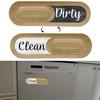 Dishwasher Magnet Surface Dirty Sign Easily Indicate To Dishwasher Status Magnet Easy Clean Clean Dishwasher Sign for Kitchen