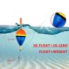 Colored Vertical Fish Float Marine Freshwater Fishs Buoy Weighing 6.0g Portable High-quality Outdoor Fishing Accessories Floats