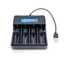 4 Slot 18650 Smart Charger with LCD Display Fast Stable And User-Friendly Ample Capacity Battery Charger 26500 AA/AAA Batteries