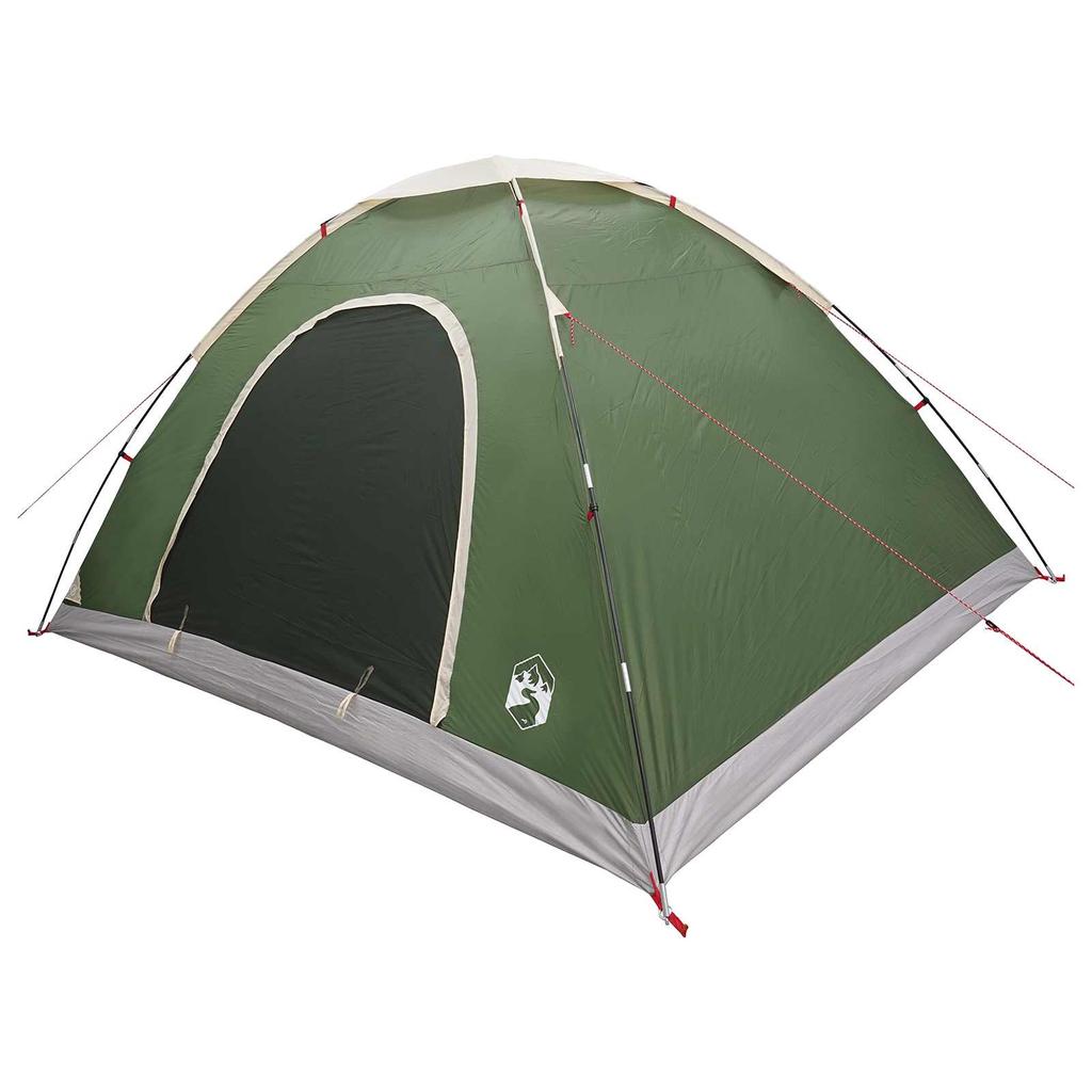 Camping Tent with Roof and Air Ventilation Green 335 x 275 x 180 cm