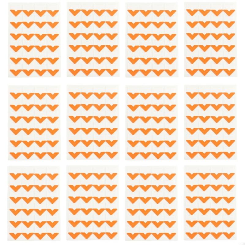 62KD Pack of 12 Adhesive Photo Corner Sticker for Scrapbooking and Album