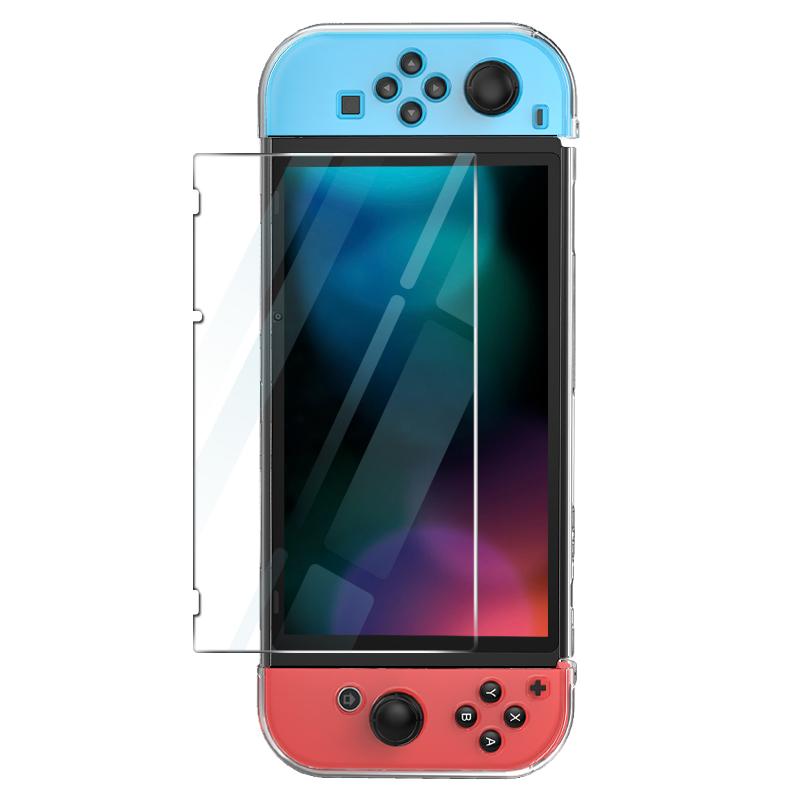 Закаленное защитное стекло для экрана, совместимое с Nintendo Switch/ Switch Lite/ Switch OLED, жесткая защитная пленка для игровой консоли Switch