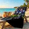 Doctor46 Customizable Name Beach Towel Quickdry Soft Microfiber Perfect For Traveling Yoga Camping And Swimming