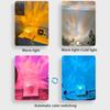 Water Ripple Projector Lamp with Rotating Flame Crystal Effect, 3/16 Colors Sunset Night Light for Home Decoration and Gifts