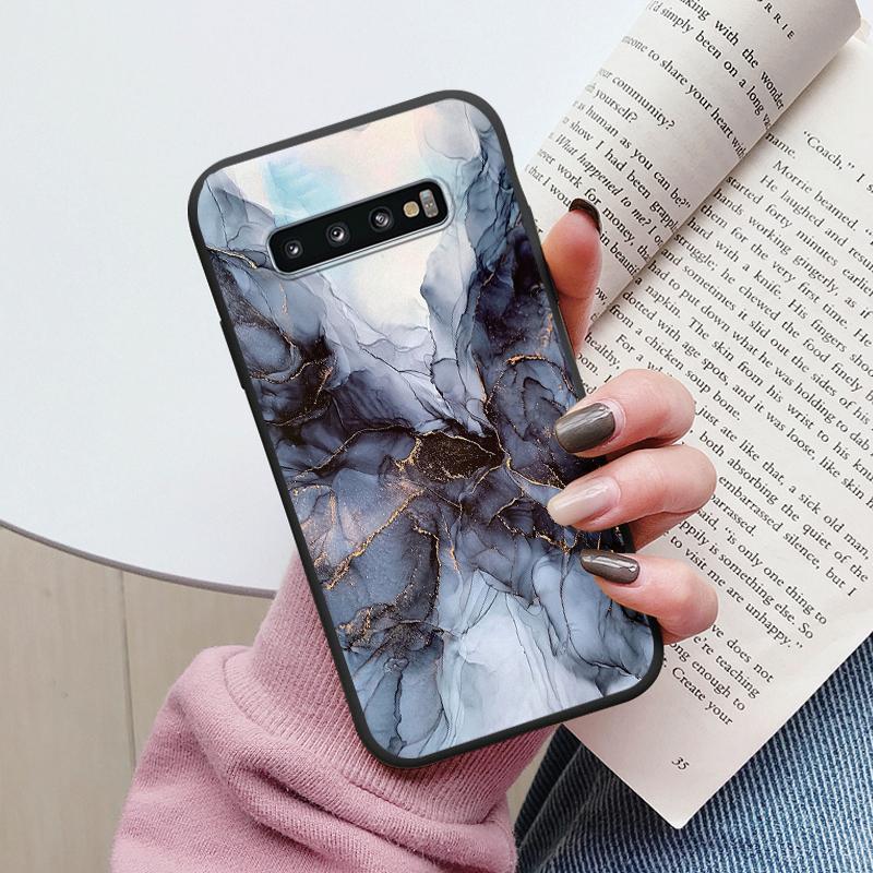 Цветной Роскошный Мраморный Чехол Для Samsung Galaxy S10 S 10 Plus S10E Fundas Мягкий ТПУ Защита Задняя Крышка Для Samsung S10 Ударопрочный