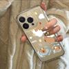 Белая утка Высокопрозрачный Мягкий Силиконовый Чехол для Телефона для Apple 16/15/14/13/X с Точным Совмещением Отверстий