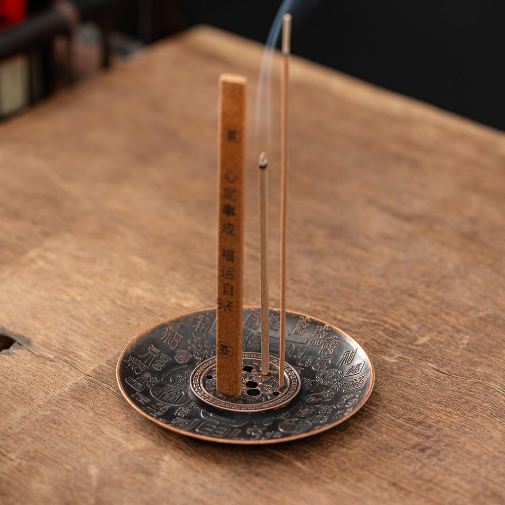 Three Colors Available a Dual-Purpose Incense Burner Suitable for Stick Incense Thread Incense and as a Decoration for Tea Tables Desks and Office