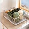 Stainless Steel Dish Drying Rack with Chopstick Holder