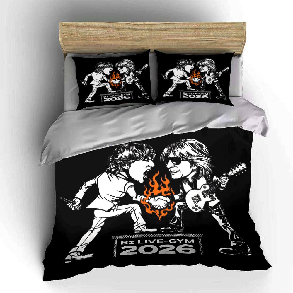 "Cartoon Band Fire Graphic" Bedding Duvet Cover Set Duvet Cover Pillowcases (1*Duvet Cover 2*Pillowcases, without duvet insert)