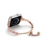 Простой металлический ремешок, подходит для AppleWatch, ремешок для iWatch Все серии, металлический, мелкий блестящий