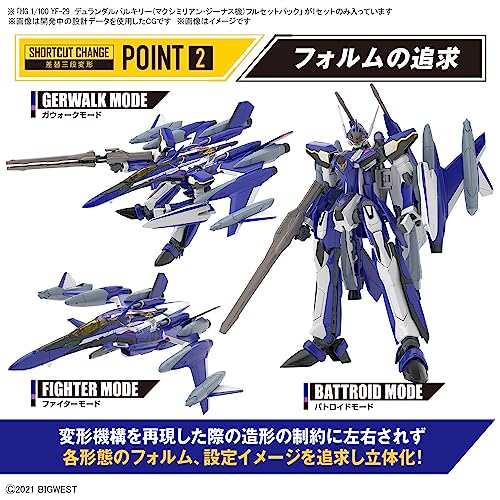 BANDAI SPIRITS YF-29 Дюрандаль Валькирия HG 1/100 - фигурка