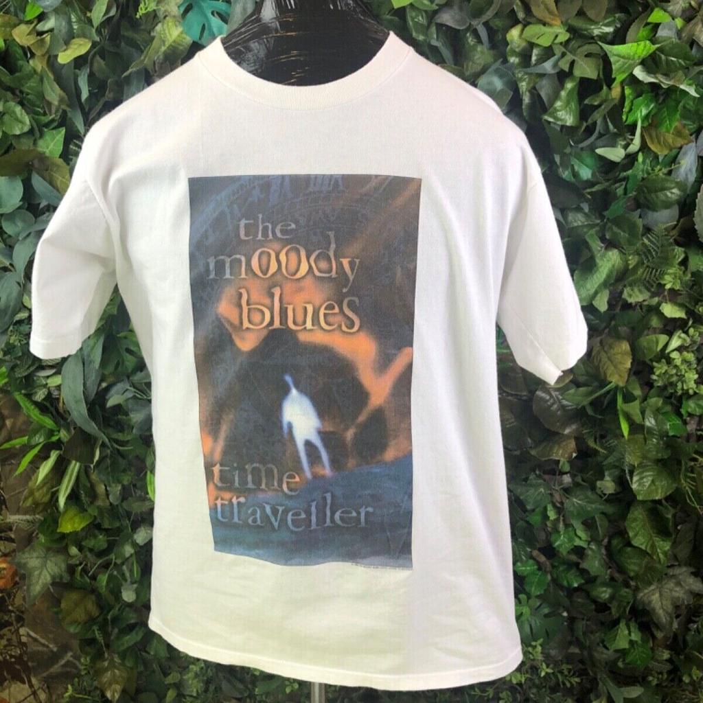 The Moody Blues band tee shirt time traveler tour 1995 single stitch MADE IN USA