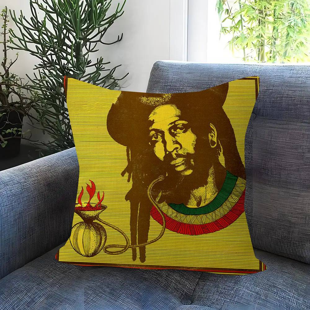 Классические Боб Марли и T-The Wailers Наволочка Чехол на Подушку для Дивана Декор Комнаты Подарок для Детей