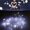 LED String Light Underwater Lamp 1m 2m LED Button Battery Holder Candle Copper Wire String Lights Plum Shaped Waterproof